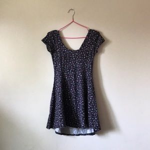 woman’s summer dress, open back.